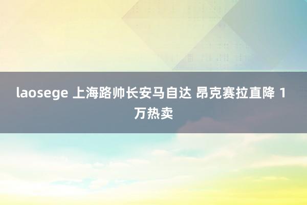 laosege 上海路帅长安马自达 昂克赛拉直降 1 万热卖